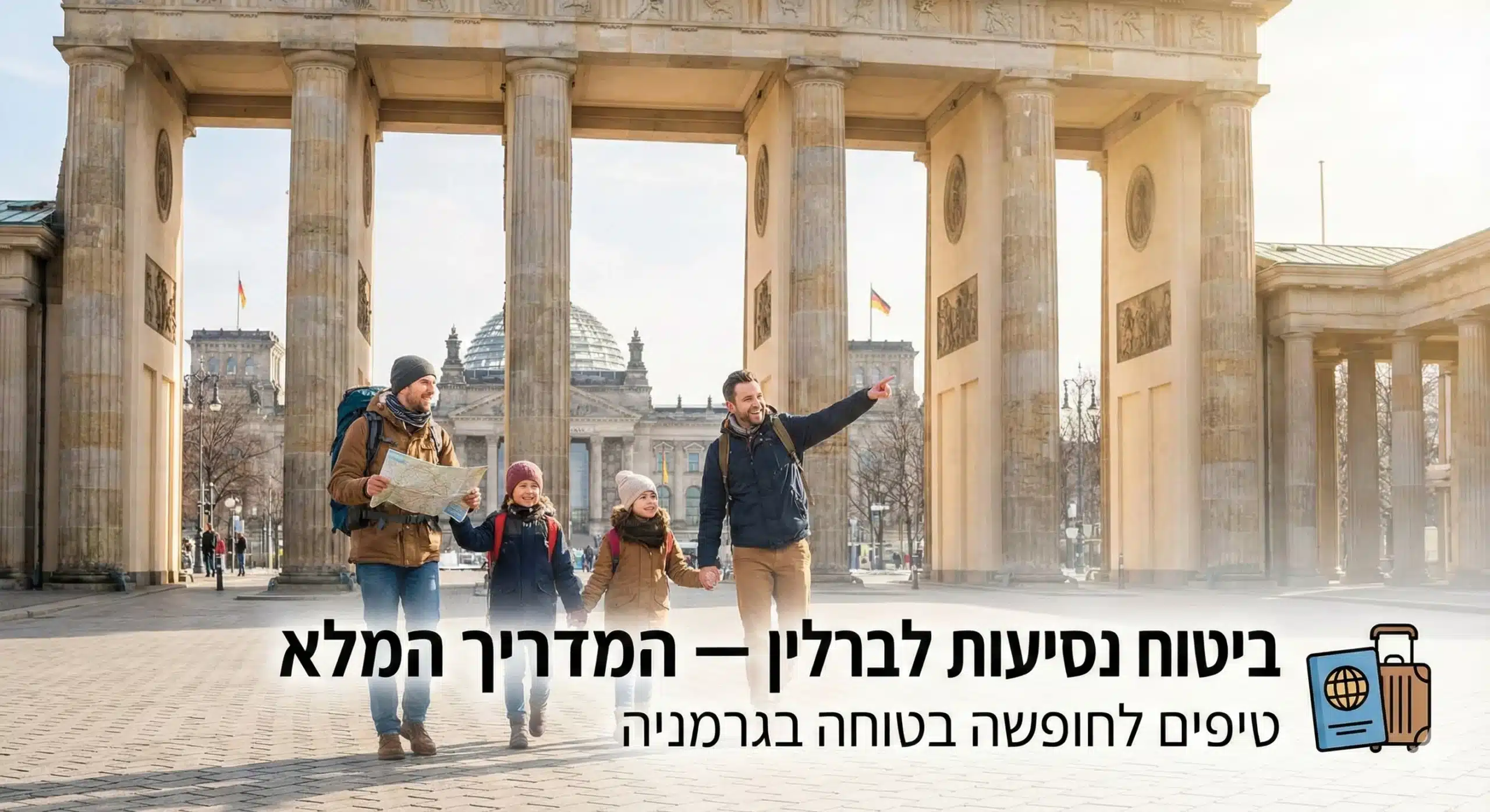 ביטוח נסיעות לברלין - שער ברנדנבורג ובירת גרמניה