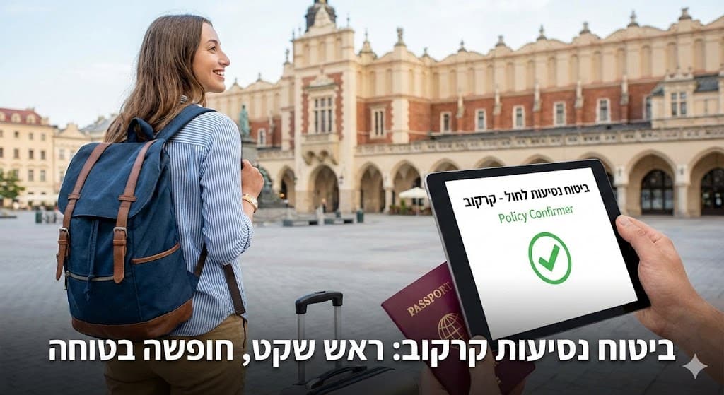 ביטוח נסיעות לקרקוב ופולין – מרכז העיר ההיסטורי