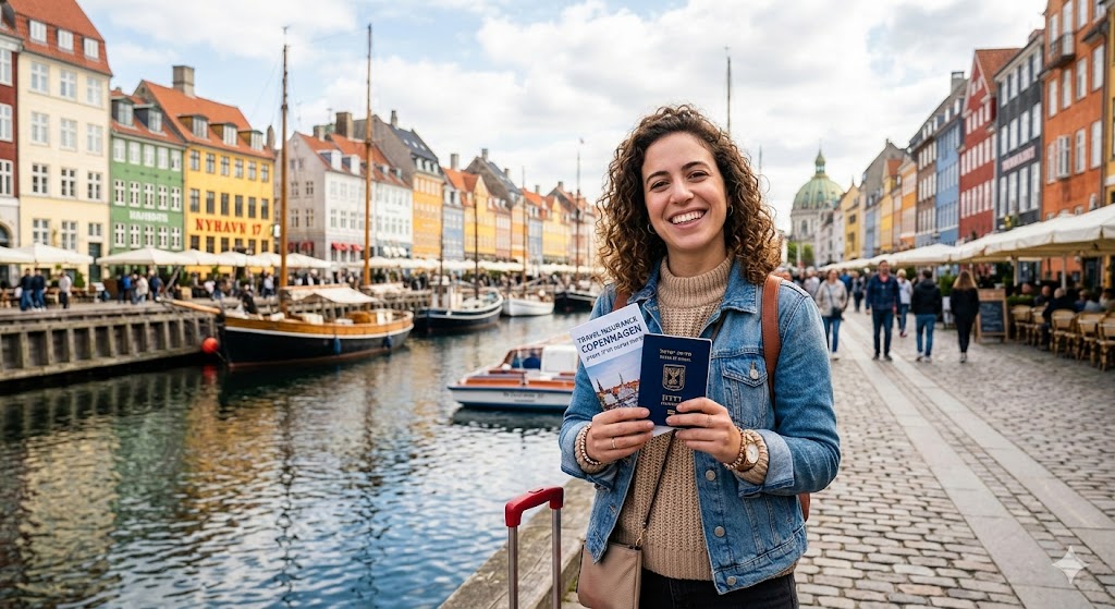 ביטוח נסיעות לקופנהגן ודנמרק - נמל ניהאבן הציורי בבירת הממלכה הדנית